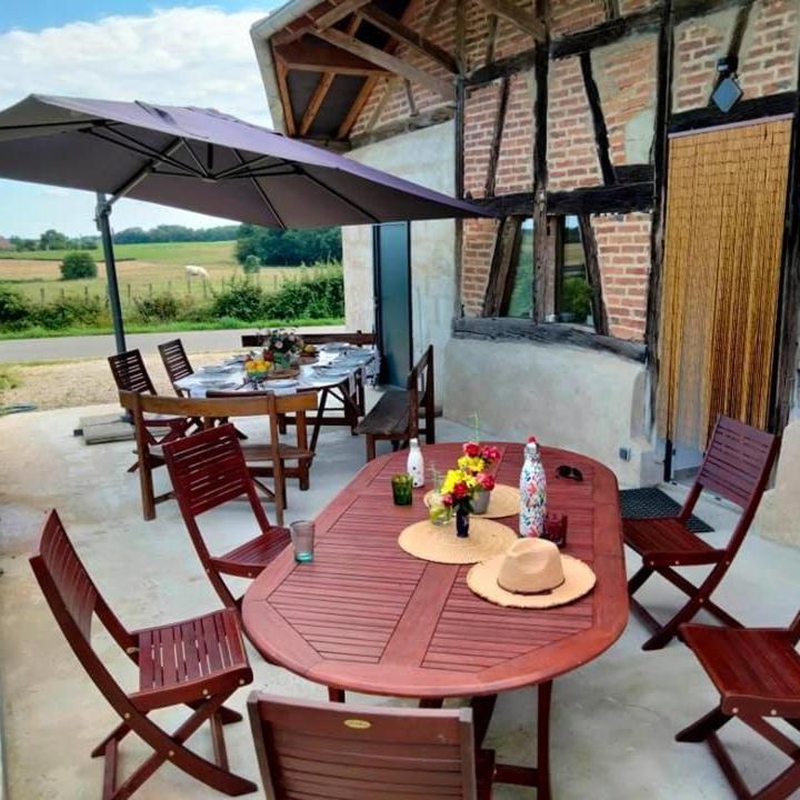 La Grange A Outeaux Bed & Breakfast Montpont-en-Bresse ภายนอก รูปภาพ